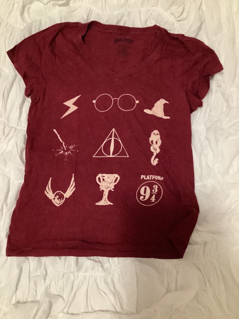 Burgundy Harry Potter Shirt